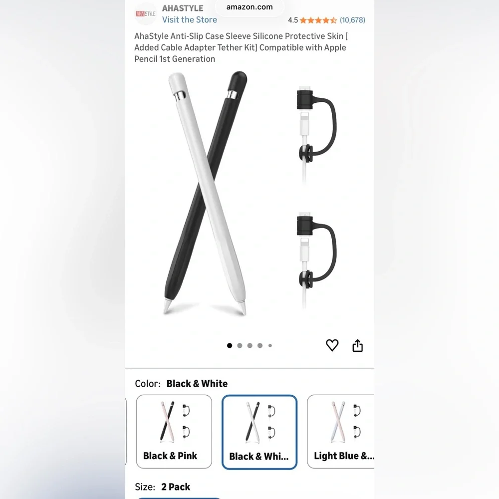 NWT - Apple Pencil sleeve - Silicone